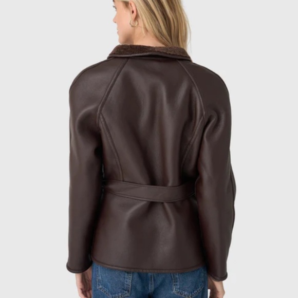 🔥🧥 VANESSA BRUNO FAUX FUR REVERSIBLE JACKET🧥🔥 - Picture 8 of 9